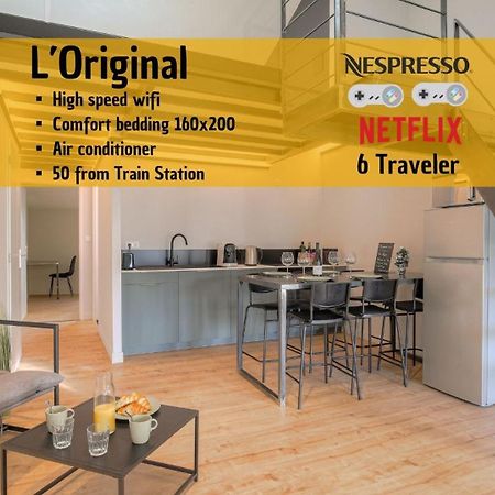 L Original - Travelhome - Free Wifi - 6 Travelers Villefranche-sur-Saone Exterior photo